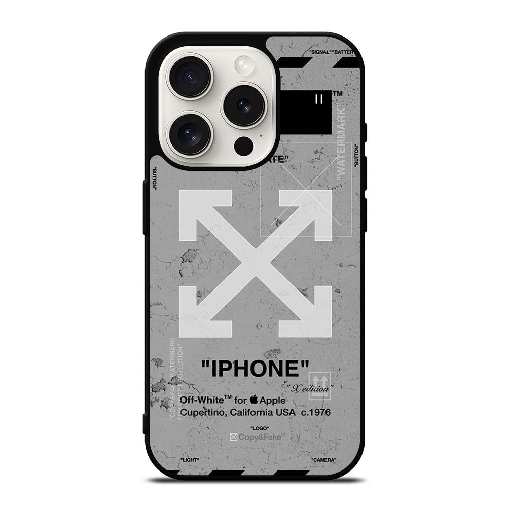 OFF WHITE iPhone 15 Pro Case